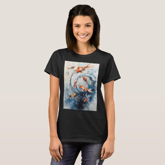 錦鯉 Tシャツ (正面フル)