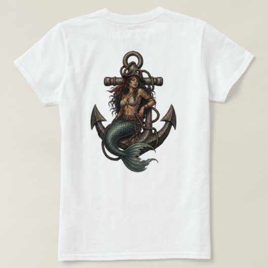 錨のサイレン Tシャツ (デザイン裏面)