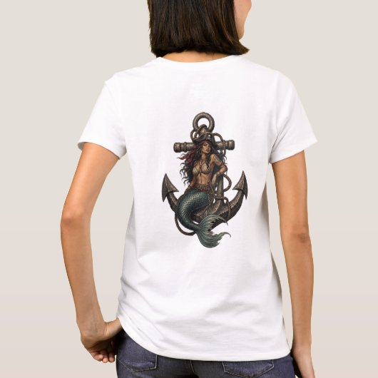 錨のサイレン Tシャツ (裏面)