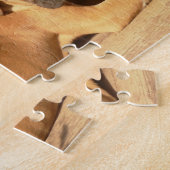 錫が付いているボクサーの子犬8x10の写真のパズル ジグソーパズル (側面)