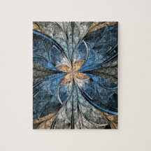 錫が付いている楕円の蝶パズル