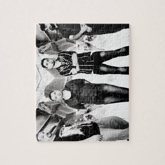 錫が付いている粉砕された表示8x10写真のパズル ジグソーパズル (縦)