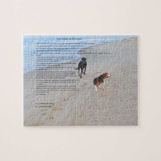 錫が付いている8x10写真のパズル ジグソーパズル (横)