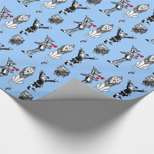 錫の人のかかしトトの臆病なライオンオズの魔法使い ラッピングペーパー (角)