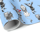 錫の人のかかしトトの臆病なライオンオズの魔法使い ラッピングペーパー (ロールコーナー)