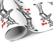 錫の人愛オズの魔法使いのハートのクラシックの現在 ラッピングペーパー (ロールコーナー)