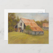 錫の屋根の納屋 ポストカード (正面/裏面)