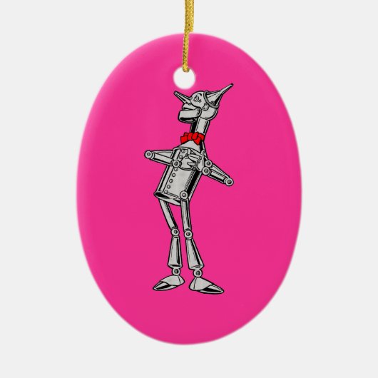 錫の森の住人のヴィンテージオズの魔法使い1900年 セラミックオーナメント (正面)