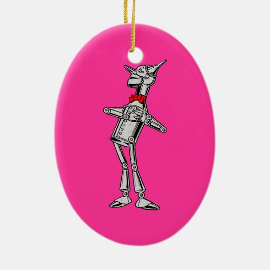 錫の森の住人のヴィンテージオズの魔法使い1900年 セラミックオーナメント (裏面)