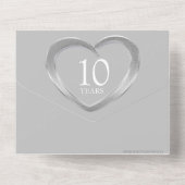 錫婚式 10周年 パーティー イベント 全て オールインワン招待状 (裏面)