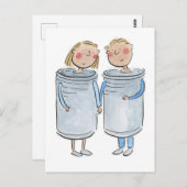 錫婚記念日 ポストカード (正面/裏面)