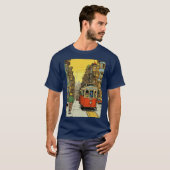 錫漫画のスタイル鮮やか色 Tシャツ (正面フル)