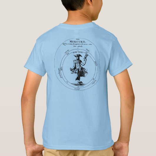錬金術と水銀とカドゥセウス Tシャツ (裏面)