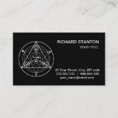 錬金術の声明 名刺 (正面)