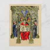 錬金術の本の中のオロボロスのシンボル ポストカード (正面)