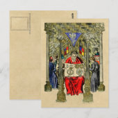 錬金術の本の中のオロボロスのシンボル ポストカード (正面/裏面)