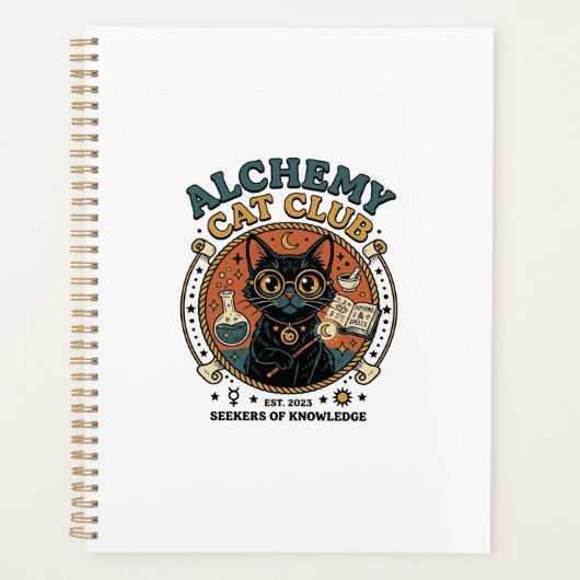 錬金術の猫 ネコ好きへのギフト - Alchemy Cat Club_1 プランナー手帳 (正面)