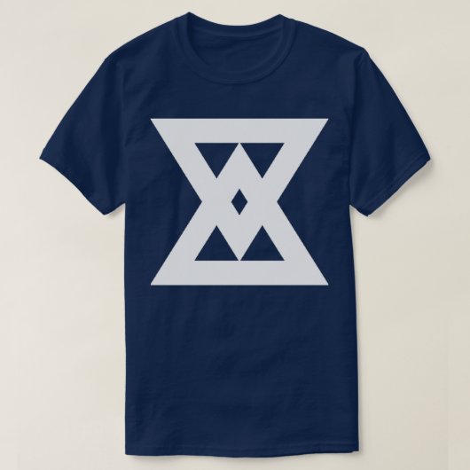 錬金術の砂時計記号 Tシャツ (デザイン正面)
