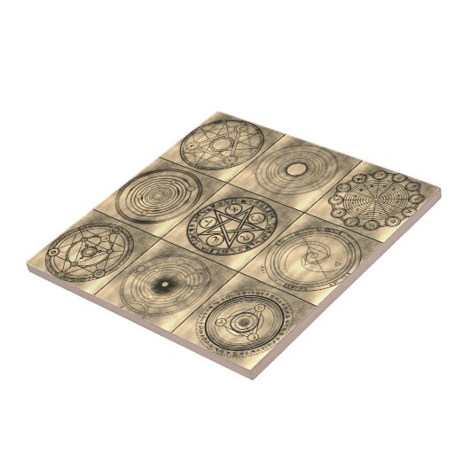 錬金術の神聖なジオメトリ要素 | タイル (側面)