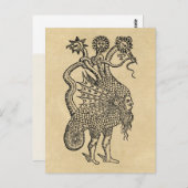 錬金術の蛇のシンボル ポストカード (正面/裏面)