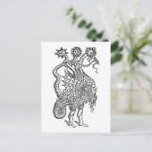 錬金術の蛇のシンボル ポストカード (スタンド正面)