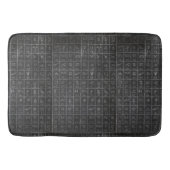 錬金術の記号の黒い黒板の黒板 バスマット (正面)