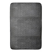 錬金術の記号の黒い黒板の黒板 バスマット (正面縦)