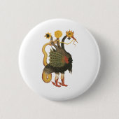 錬金術の記号 缶バッジ (正面)