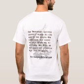 錬金術のTシャツ Tシャツ (裏面)