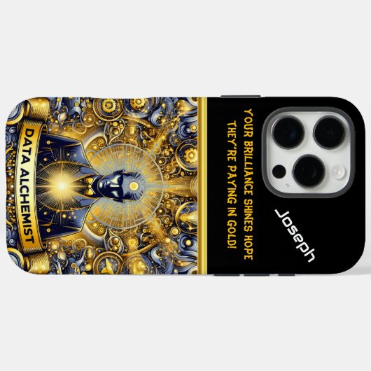 錬金術を通じてデータをインサイトに変換 Case-Mate iPhoneケース (裏面 (横))