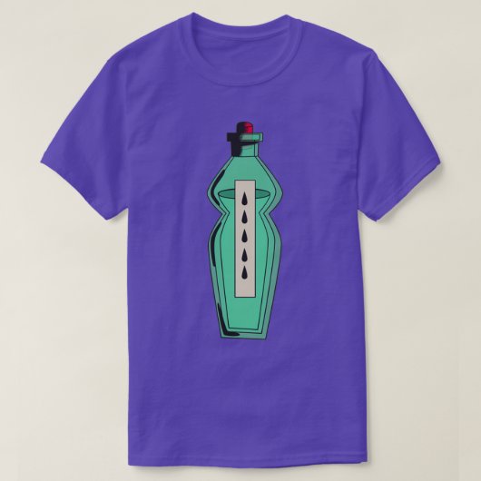 錬金術カーブボトル Tシャツ (デザイン正面)