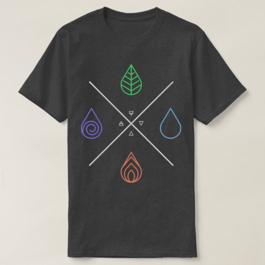 錬金術ザ4 al要素 tシャツ (デザイン正面)