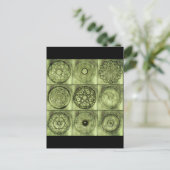 錬金術シンボルのはがき ポストカード (スタンド正面)