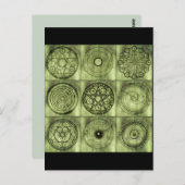 錬金術シンボルのはがき ポストカード (正面/裏面)