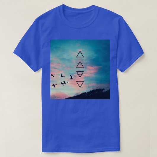 錬金術シンボルデュスクスカイ Tシャツ (デザイン正面)