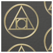 錬金術シンボル ファブリック (クローズアップ)