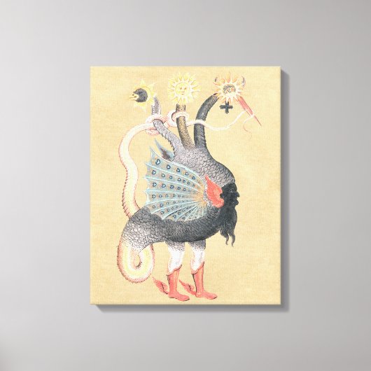 錬金術ヘビ色 キャンバスプリント (正面)