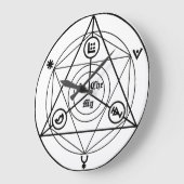 錬金術マニフェスト ラージ壁時計 (傾斜)
