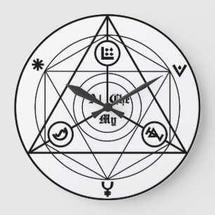錬金術マニフェスト ラージ壁時計