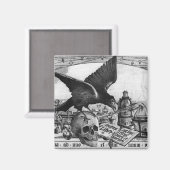 錬金術ラボクロウとスカル磁石 マグネット (正面/裏面)