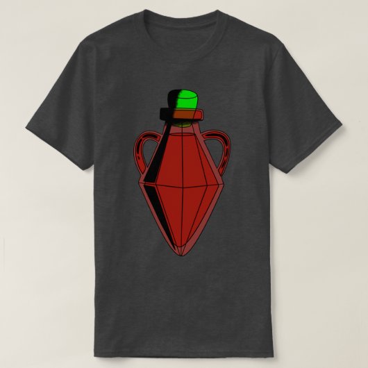 錬金術レッドダイヤモンドボトル Tシャツ (デザイン正面)