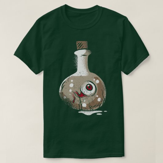 錬金術不気味器の中の目 Tシャツ (デザイン正面)