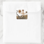 錬金術写真中世メルマン3顔ステッカー スクエアシール (バッグ)