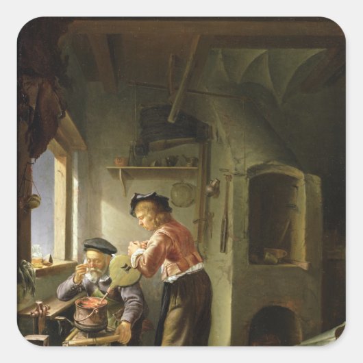 錬金術師とその助手 スクエアシール (正面)