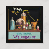 錬金術師のウィンメーカー広場の名刺 スクエア名刺 (正面)