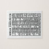 錬金術師の内部(錬金術のテーブル) ジグソーパズル (横)