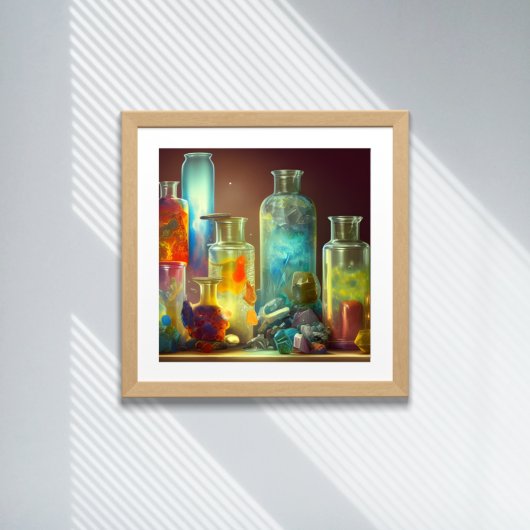 錬金術師の実行可能なファンタジーアート ポスター