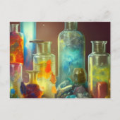 錬金術師の実行可能なファンタジーアート ポストカード (正面)