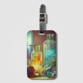 錬金術師の実行可能なファンタジーアート ラゲッジタグ (正面縦)