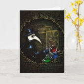 「錬金術師の復讐」グリーティングカード カード (黄色い花)